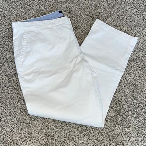 Men's Tommy Hilfiger custom fit white pants - size 40/30, like new condition